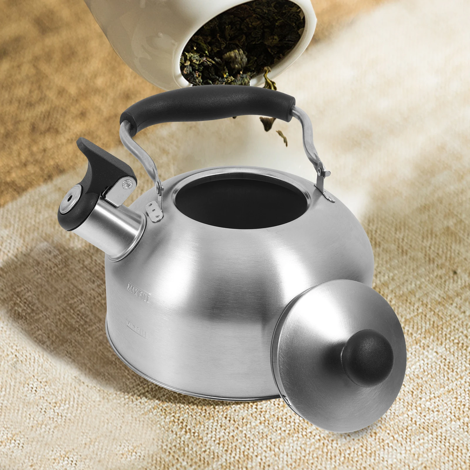 

Чайник из нержавеющей стали 3л, плита, чайник для воды, газовые электрические варочные панели, домашнее использование, кипячение кофе, приготовление лапши