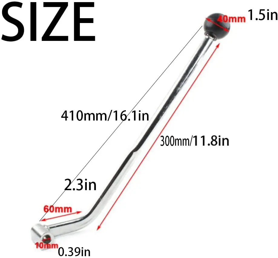 Pop Pop Motorcycle Hand Control Gear Lever Shifter For 50cc 70cc 90cc 110cc 125cc ATV Scooters Quad Dirt Bike ATV Go Kart