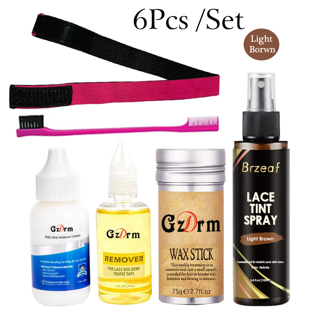 

Strong Hold Lace Front Glue,Bond Hair Adhesive Wig Glue for Front Lace Wig Install Kit with Adhesive Remover, Melting Band,
