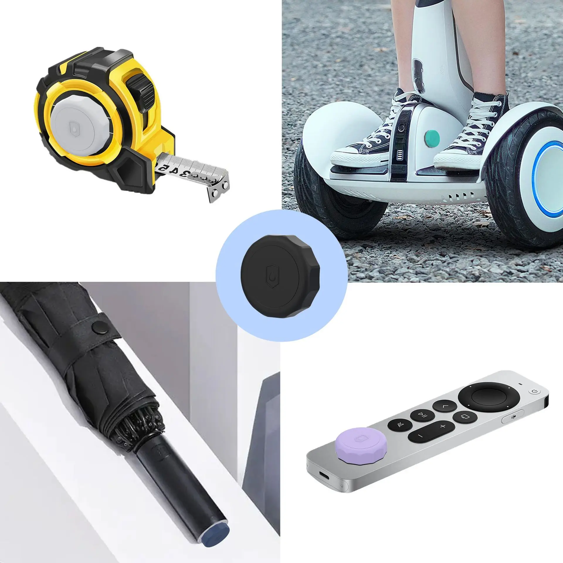 Airtag Beschermhoes Apple Locator, Anti Verlies Apparaat, Tracker, 3M Lijm, Volledig Verpakt Waterdichte Beschermhoes