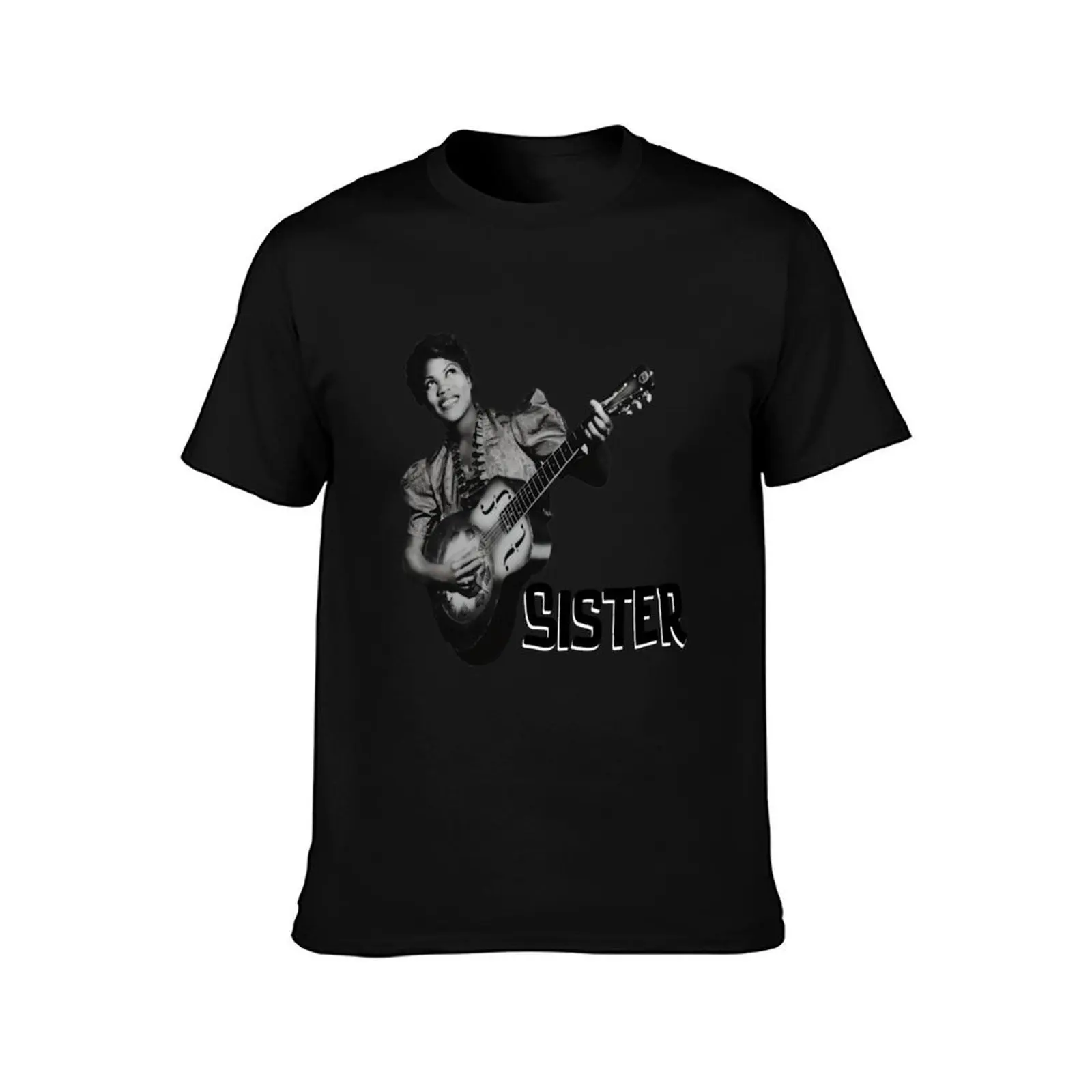 Sister Rosetta Tharpe - women guitarist - rock and roll T-Shirt shirts graphic tee for a boy graphics workout shirts for men