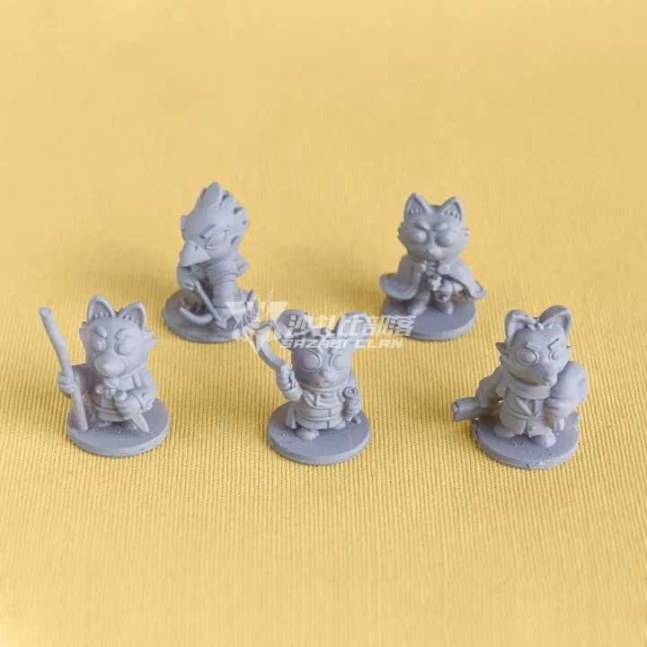 3d print Root TRPG  board game token characters lizard Cat alliance Eagle Ranger Chamber of Commerce rabbit fox rat miniatures