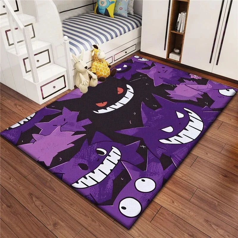 Kitchen Mat Children's Bedroom Mat,bedroom Decor, Anime Rug,carpet Individuality Gengar Carpet for Children,Bedroom Floor Mat