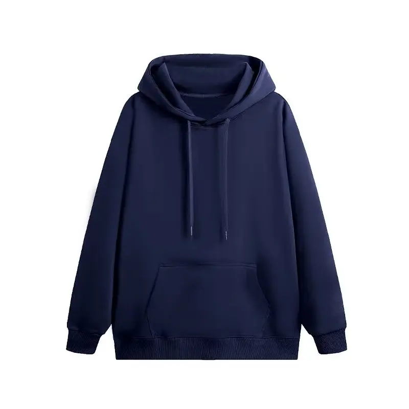 Herren- und Damen-Hoodies in Unifarben mit Taschen, Sport- und Fitness-Sweatshirts, modische Freizeitpullover in mehreren Farben – Detail 6