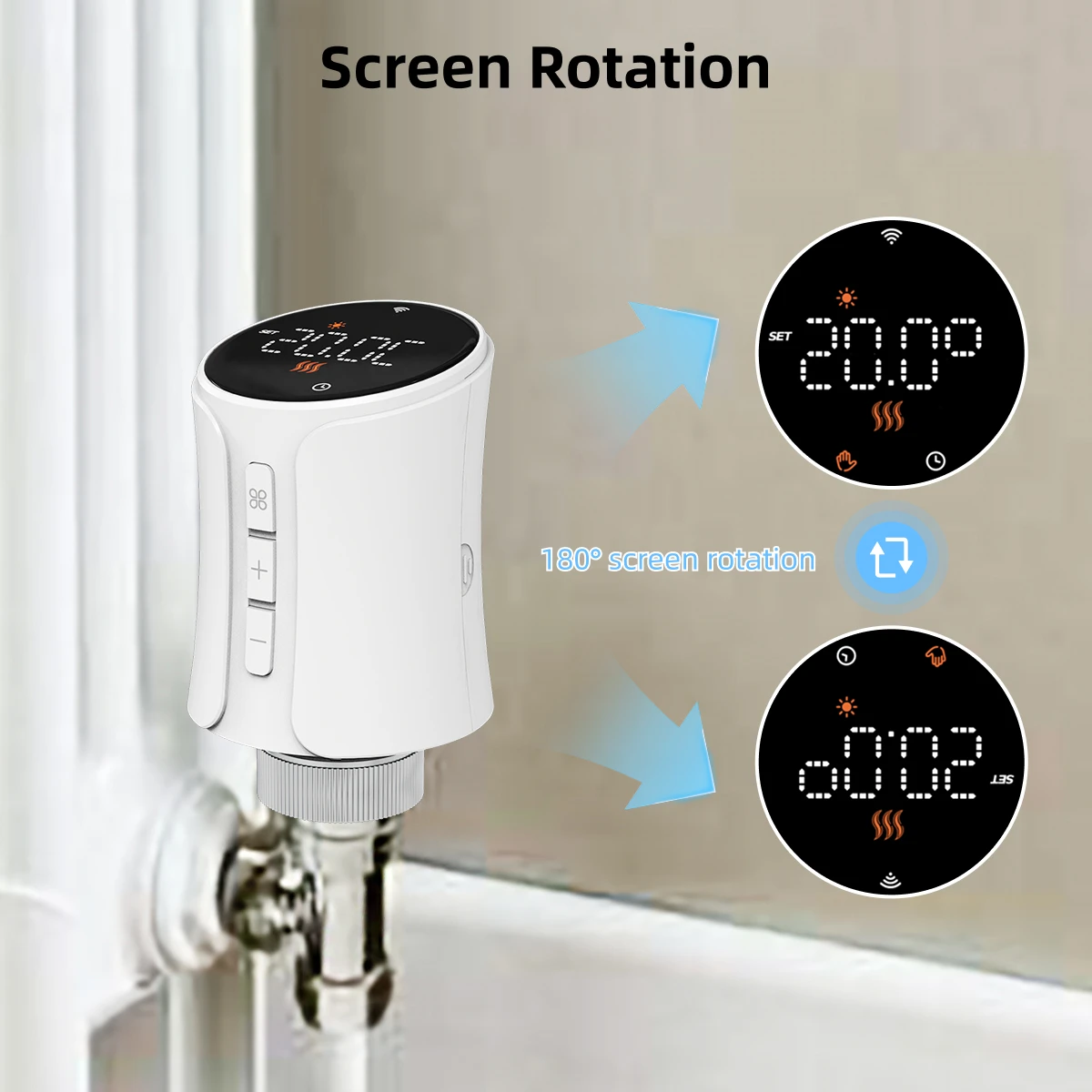 Intelligenter WiFi-Zigbee-Thermostat Tuya Thermostatisches Heizkörperventil Fußbodenheizungs-Temperatursensor APP-Fernbedienung Thermostatkopf Sprachsteuerung Alexa Google Home Yandex Alice – Detail 3