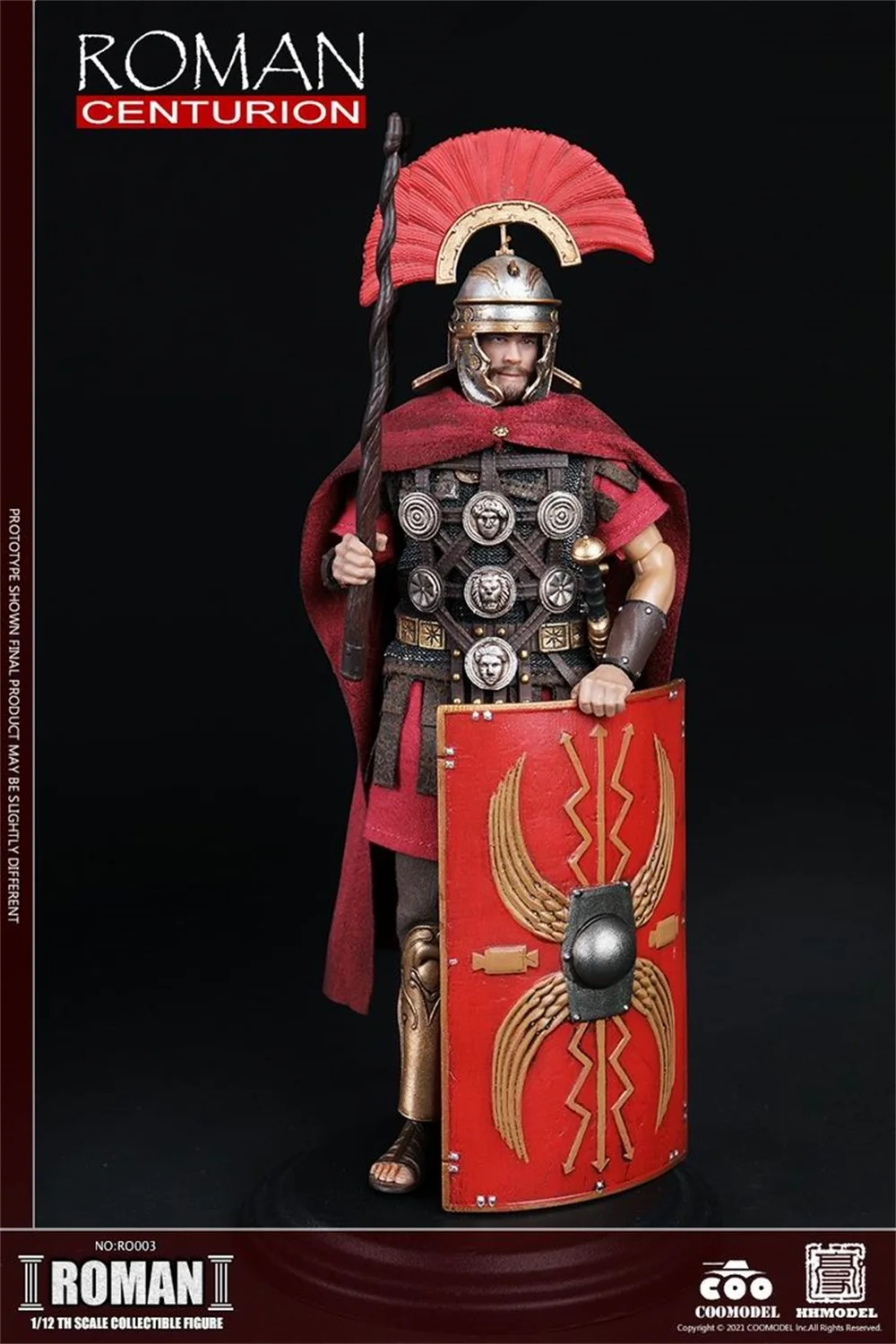 COOMODEL x HHMODEL 1/12 RO003 Roman Centurion Collectible Full Set Figure Specially Features Gift For Child Baby Collect