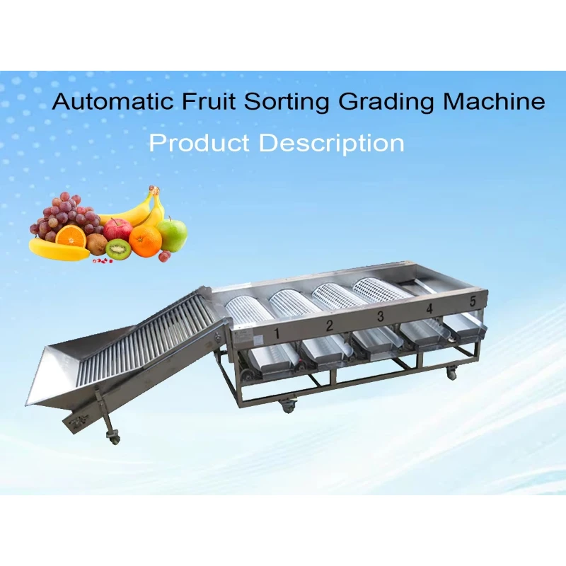 Customized 4 Levels Optical apple Fruit and Vegetable Sorting Machine Vegetables Round Fruit Grading Machine for Sale