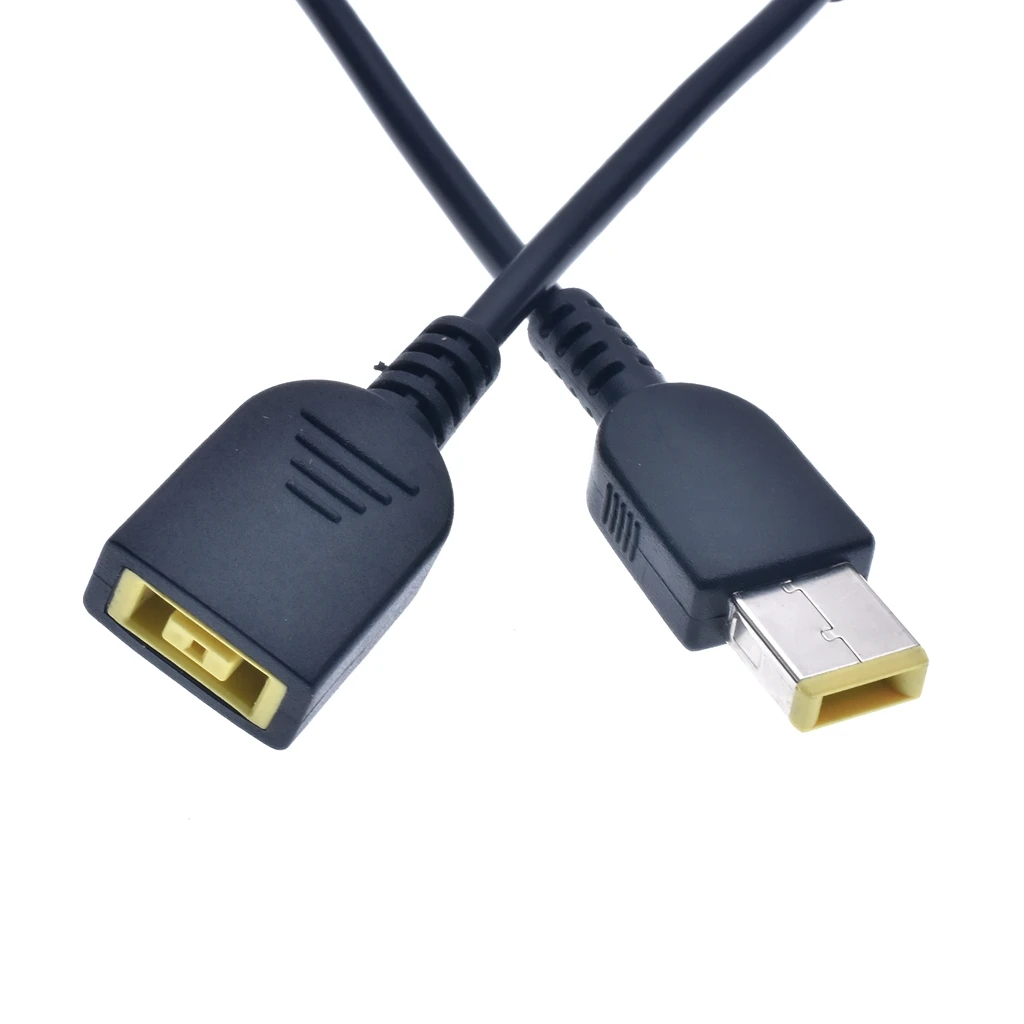 DC Power Jack Square USB Female to 5.5*2.1/7.9*5.5/4.0*1.7/mm Male Power Converter Cable for Lenovo Thinkpad Laptop 15cm