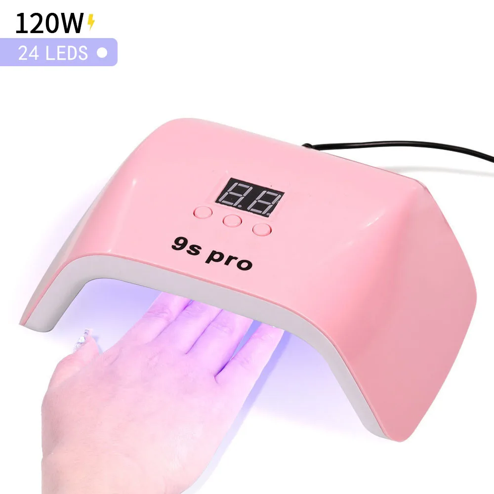 

YIKOOLIN 120W LED Nail Dryer UV LED Nail Lamp With LCD Display Professional LED Nail Lamp Gel Nail Lamp LED UV Nail Dryer