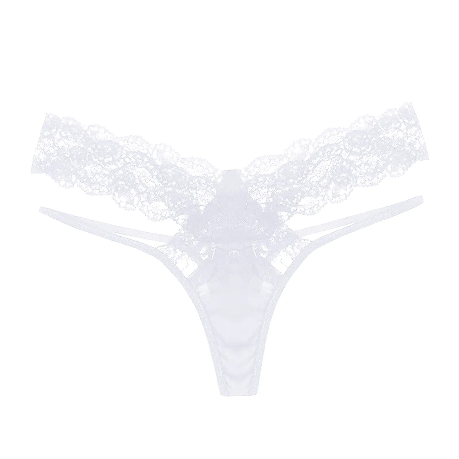 Women Sexy Lace Panties Low-waist Hollow Out Underwear Thong Female G String Breathable Lingerie Temptation Embroidery Intimates