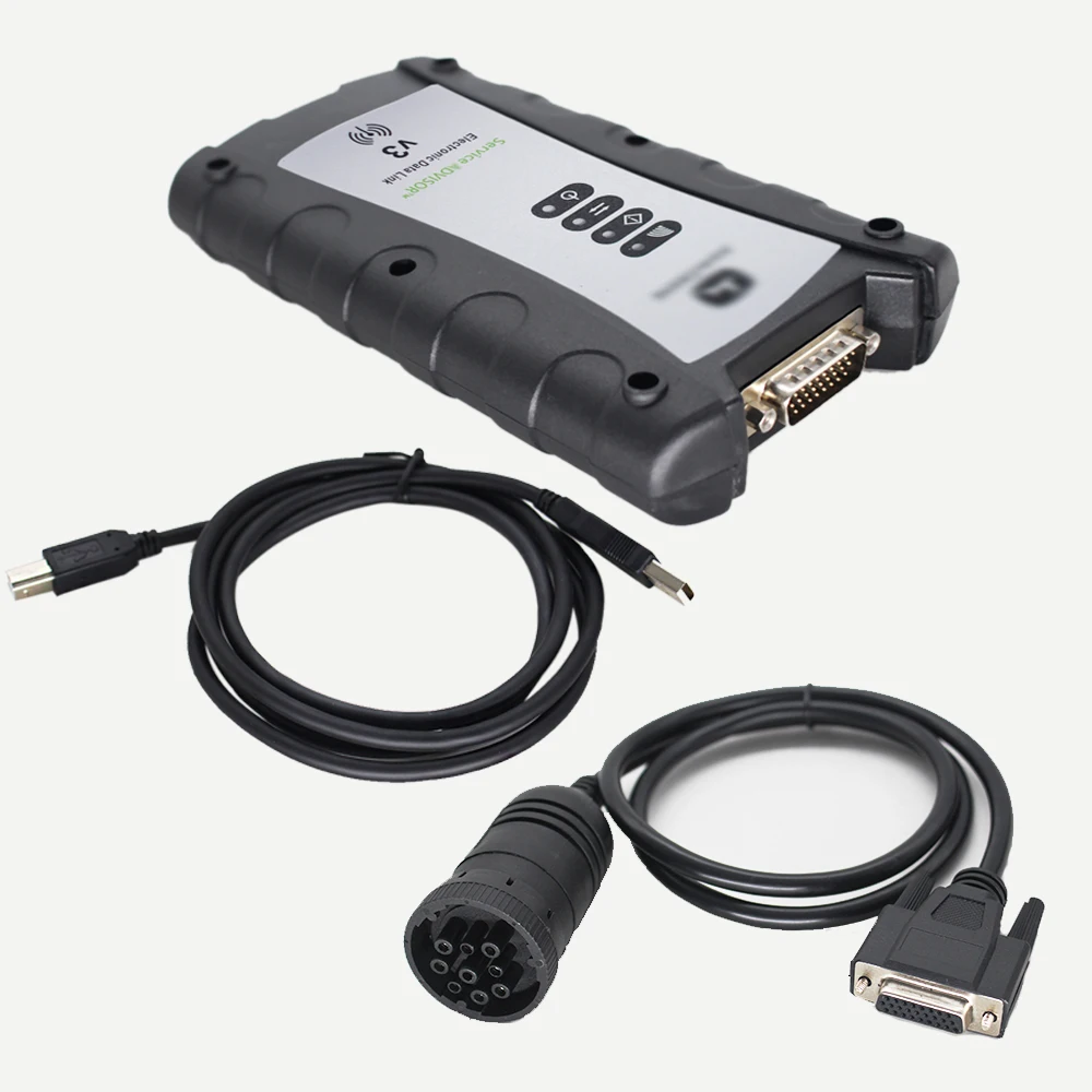 Electronic Data Link EDL V3 Diagnostic Adapter Service EDL v3 Advisor Construction Agricultrue Diagnotic Tool