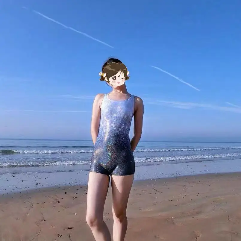 

Женский профессиональный купальник Night Shadow с золотым покрытием для скоростных гонок, треугольный дизайн