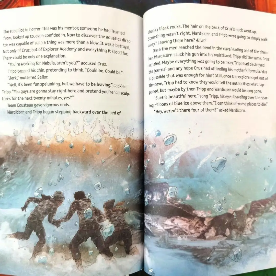 أكاديمية اكسبلورر 6 روايات إنجليزية للخيال العلمي بالألوان الكاملة ذات التنسيق الكبير #4