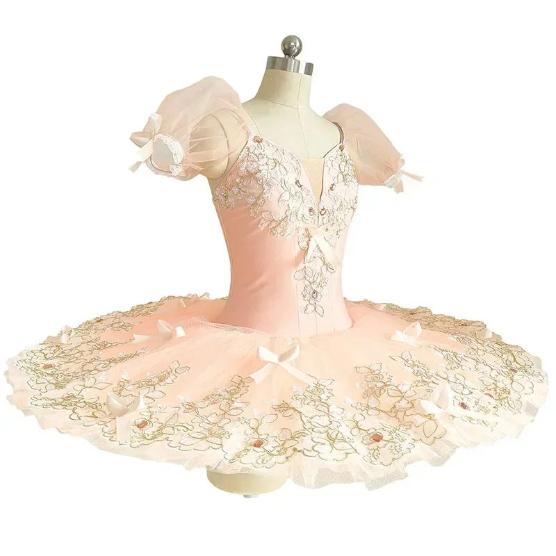 Roze Fluwelen Professionele Ballet Tutu Volwassen Vrouwen Kinderen Kids Ballet Tutu Voor Meisje Pannenkoek Tutu Ballerina Party Ballet Kostuum