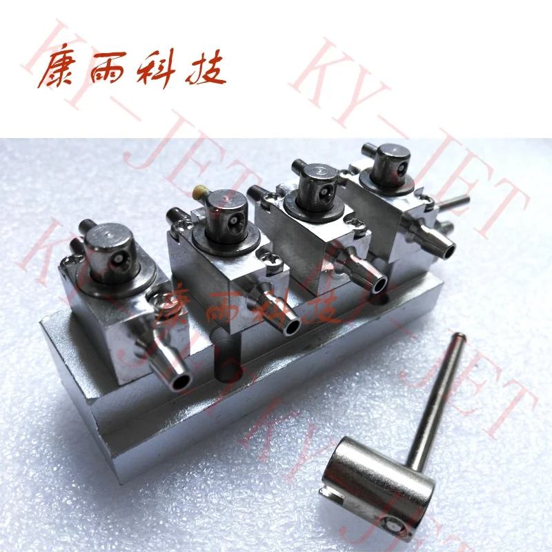 For infiniti phaeton iconteck sollvent printer printhead cleaning 3 way cleaning valve unit assembly (4 ways units)