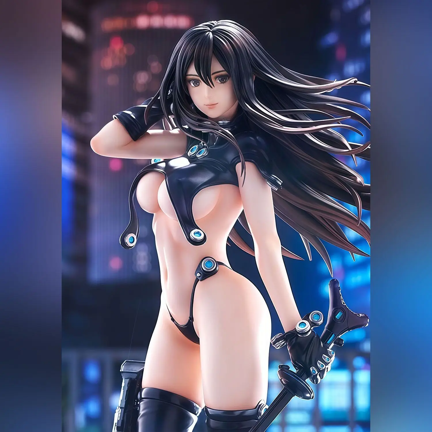 

25cm GANTZ The First Stage Figure Shimohira Reika Japanese Anime Figure Sexy Girl Gk Statue Model Collection Decoration Desk Toy
