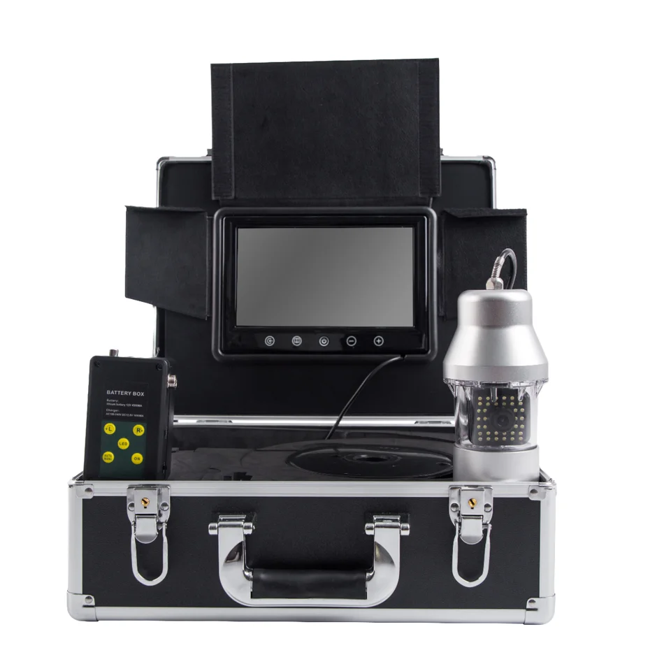 

50M 8GB IP68 DVR 9 Inch LCD Display 36 LED Infrared 360 Degree Underwater 8 Hours Battery Life Solar Power