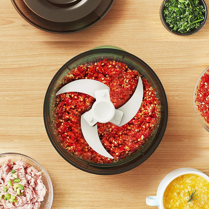 ミニワイヤレス電動ガーリックプレス、デュアルパーパス、USB充電式、キッチンフードシュレッダー、ミートグラインダー、野菜ピューレ