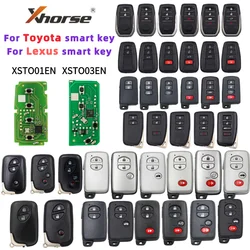 Llave inteligente Global Xhorse VVDI XM38 XSTO01EN XSTO01EN llave remota 8A 4D 4A BA Chip para Toyota Lexus versión actualizada compatible con 312-433