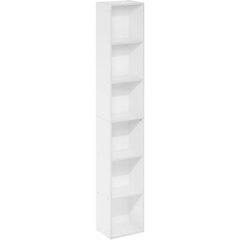 

Luder 6-Tier Open Shelf Bookcase, White