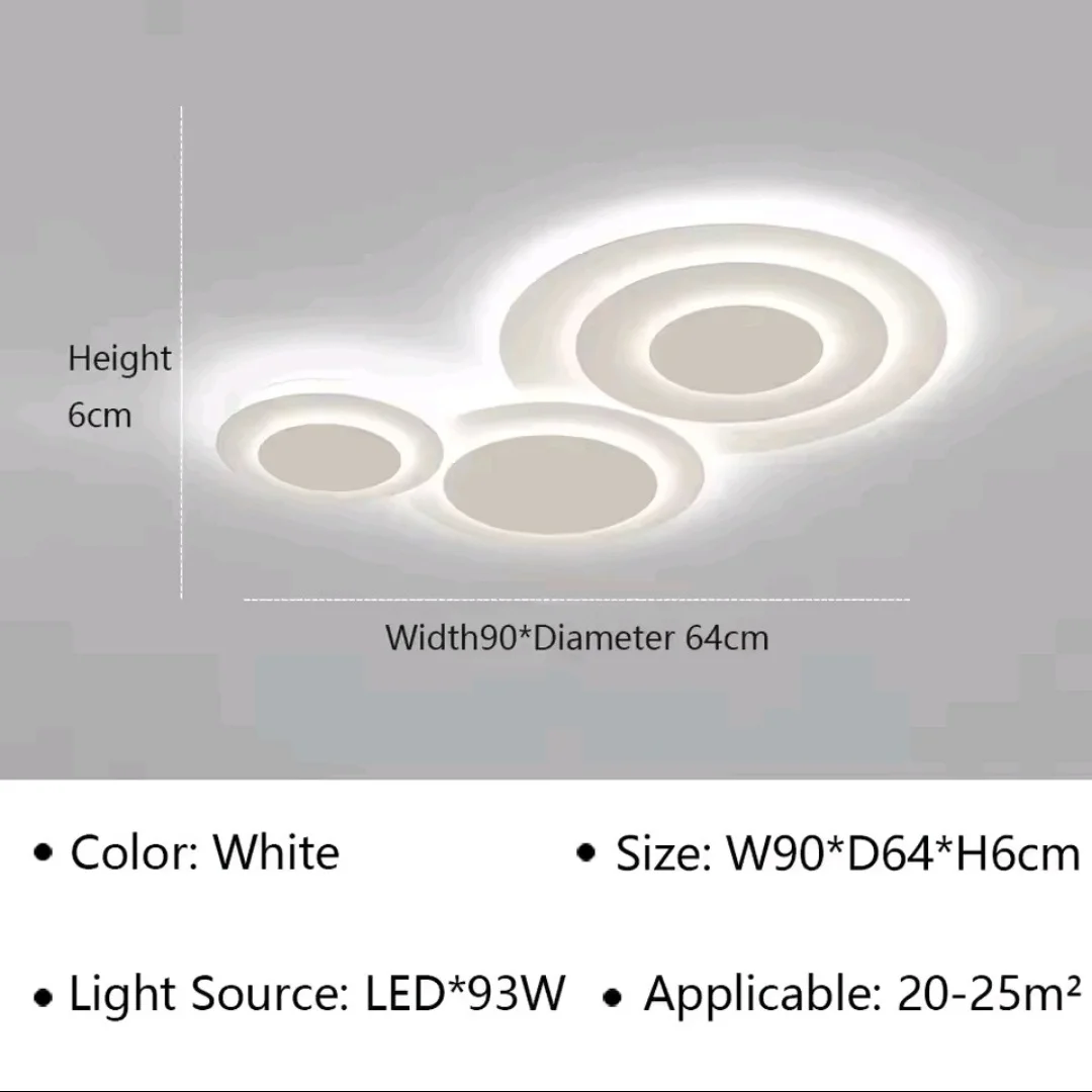 Scandinavische minimalistische woonkamer plafondlamp Moderne high-end rimpelverlichting voor tentoonstellingshal Home Decor Creatieve LED-verlichting - afbeelding 1