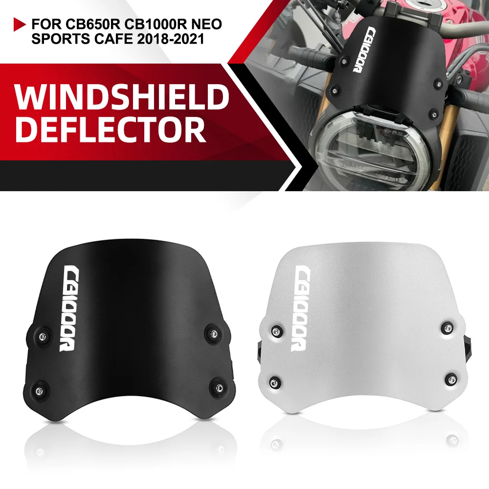 

FOR HONDA CB650R CB 650R CB1000R Neo Sports Cafe 2018 2019 2020 2021 Motorcycle Front Screen Windshield Fairing Deflector Guard
