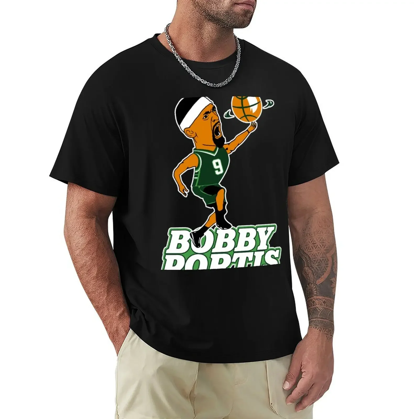 Bobby Portis T-Shirt graphic t shirt vintage tees graphics cute clothes Men's t-shirts