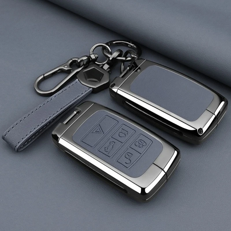 

Premium Zinc Alloy Key Cover Case for Range Rover/Evoque L/Defender/Discovery 5/4/Sport (2025) - Protective Key Fob Shell