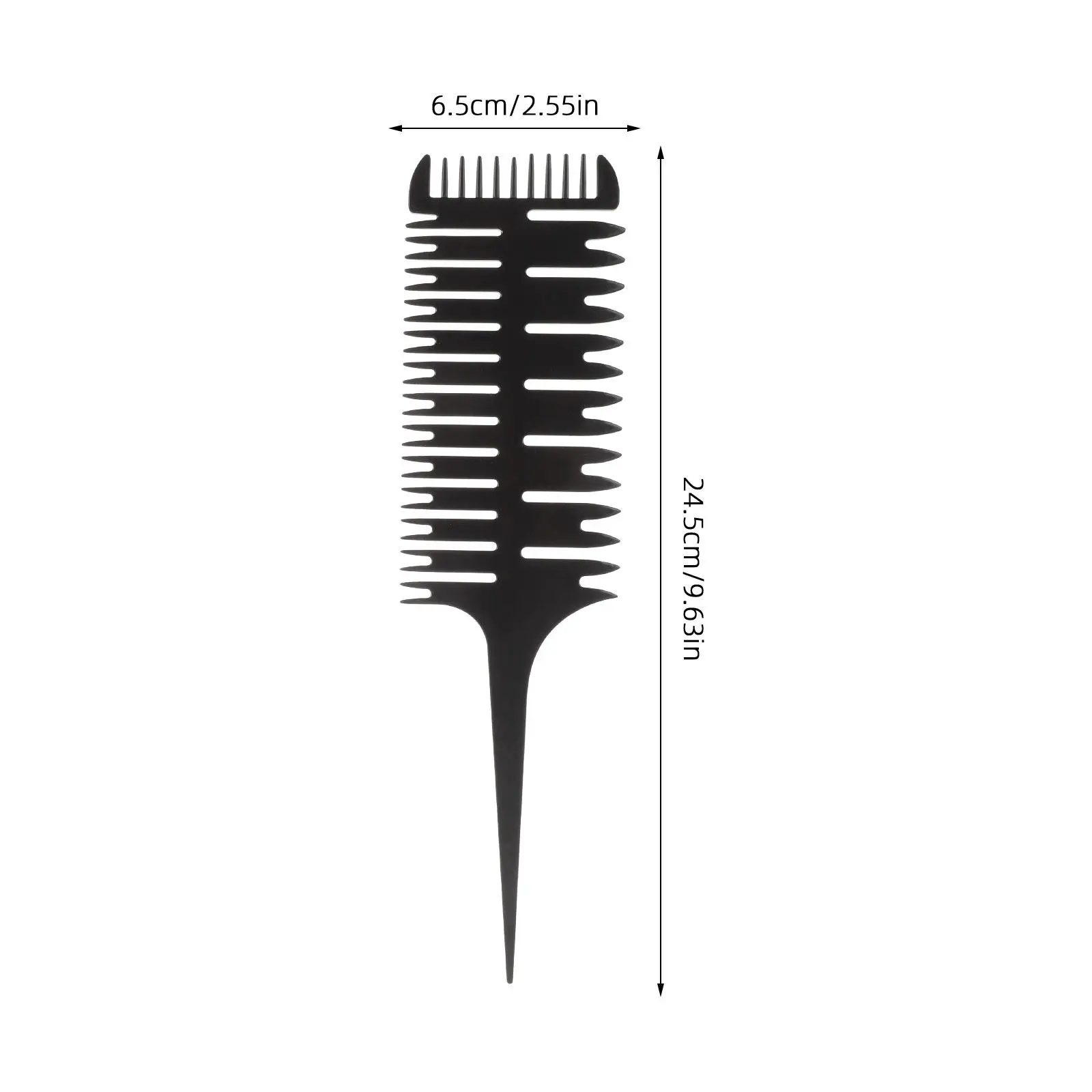 2Pcs Hair Styling Comb Multi-Functional Rat Tail Highlighting Sectioning Tool for Salon Home Use Hair Coloring Detangle Comb