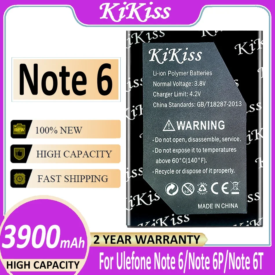 

Аккумулятор KiKiss Note6 (3277) 3900 мАч для Ulefone Note 6 6T 6P/Note 6P/Note 6T Note6P Note6T аккумулятор