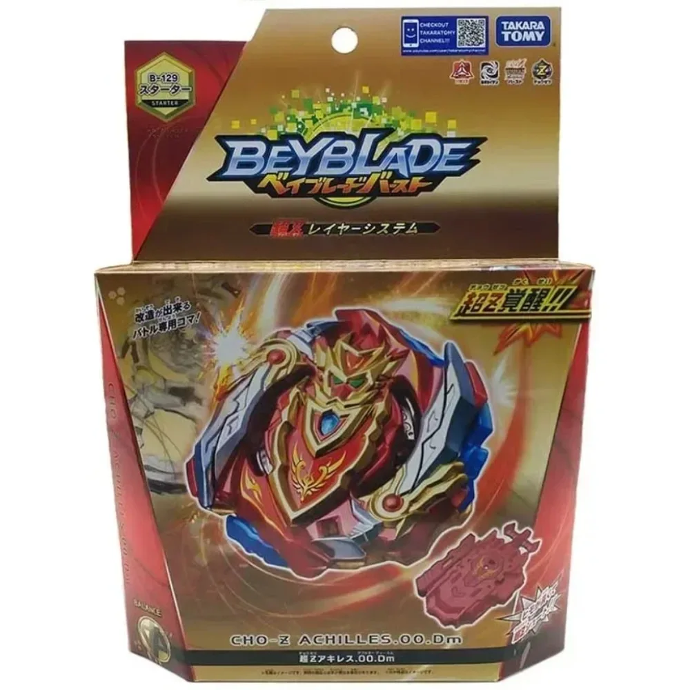 

Оригинальный стартер Takara Tomy Bey Burst Cho-Z B-129 Cho-Z Achilles .00.DM