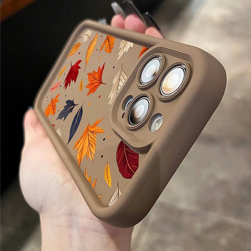 Рисунок 2 - Минималистичная иллюстрация осенних листьев