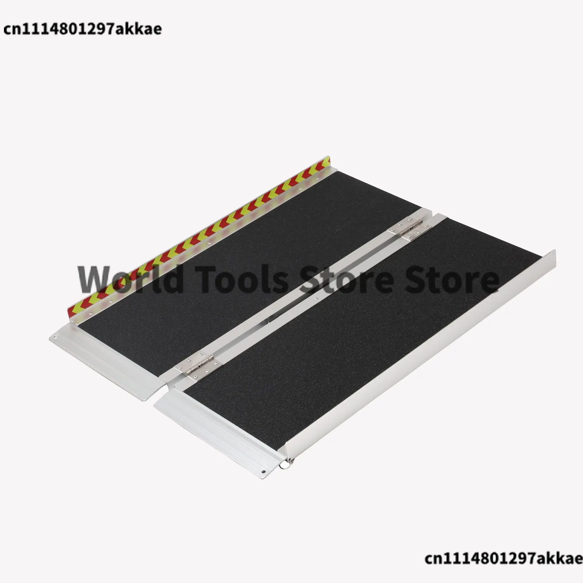 Outdoor Indoor Wheelchair Steps Stairs Ramp Portable Folding  Plate Aluminum Alloy  Plate