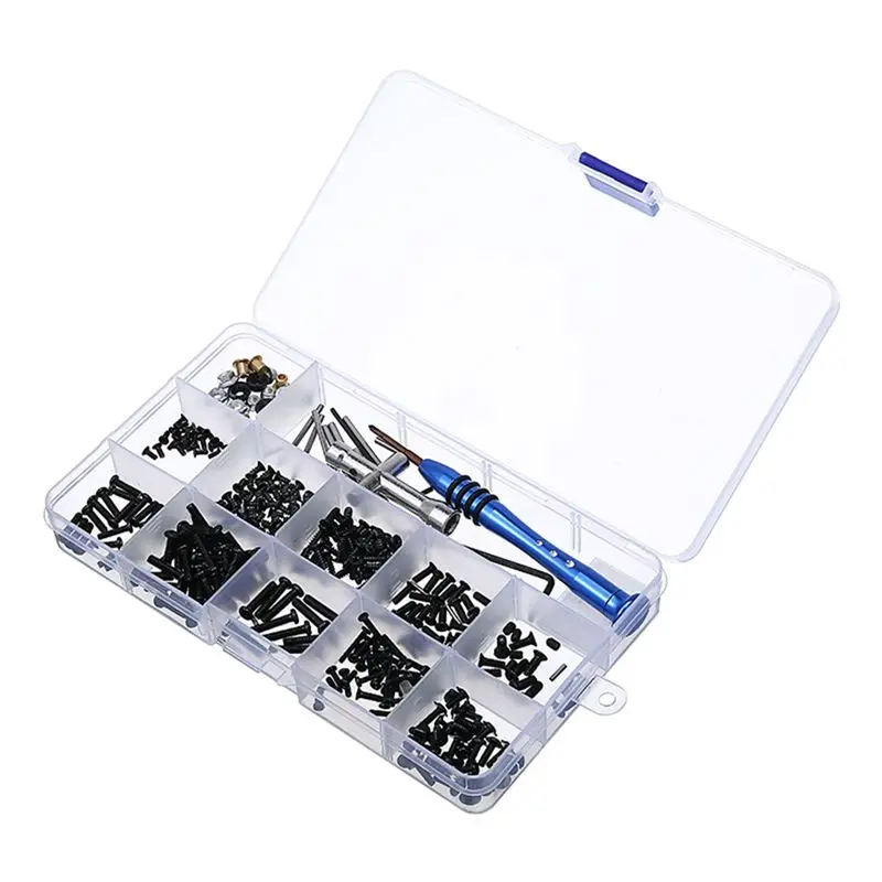 

B05C-144001 02 144010 124016-17 - 18 124019 Remote Control Vehicle Screw Kit Metal Upgrade Retrofit Screw Tool Box Spare Parts