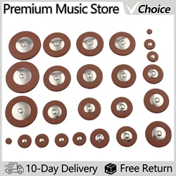 Saxophone Pads Universal Button Leather Pads Woodwind Instrument Accessories For Tenor Alto Soprano Sax Musical Instrument Part