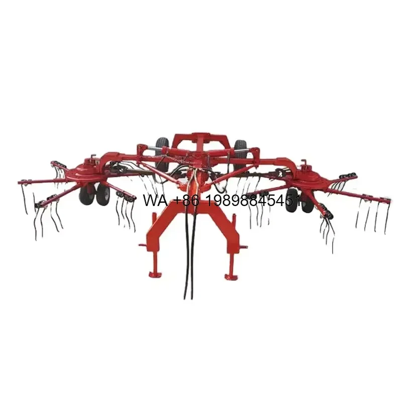 Wmwmnu for Brand New High Quality Tractor Driven 5m 9LXDX-5 Double Hay Rake for Sale