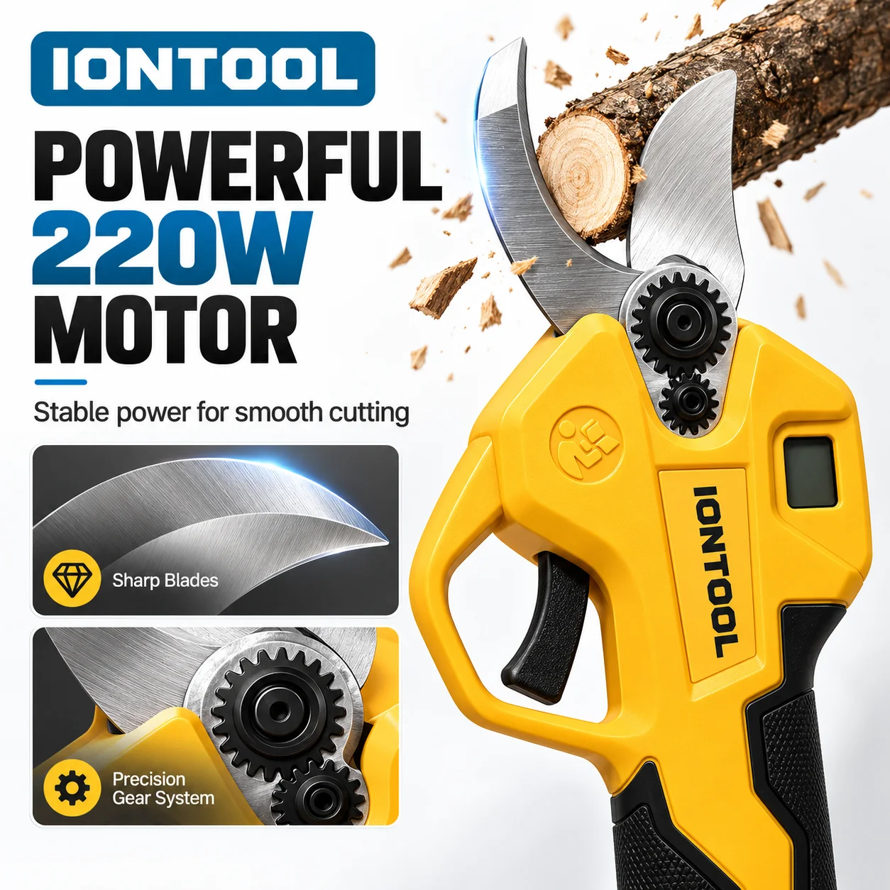IONTOOL Yellow Cordless Electr - Hedge Trimmer Cordless 评论和价格