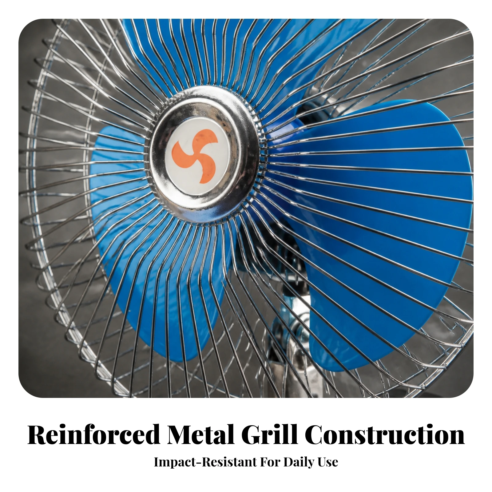 Clip on Car Fan with Sturdy Clamp Base 12V Vehicle Mounted Electric Fan with Adjustable Airflow for Truck SUV