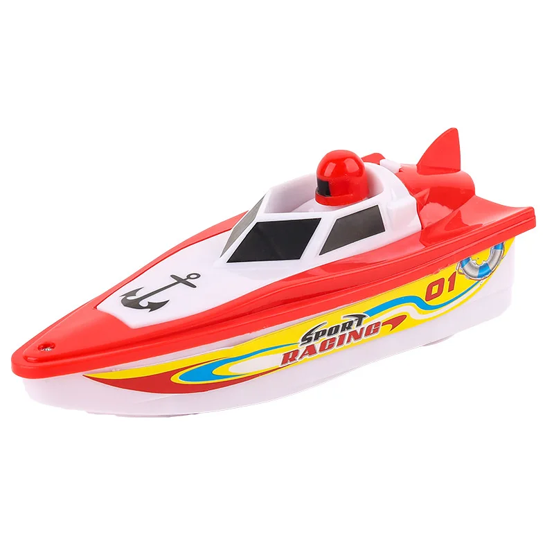 Kids Electric Boat Electric Speed Boat Toys Floating Water Kids Classic Summer Pool Bath Toys For Children Boys Motorboat Gifts