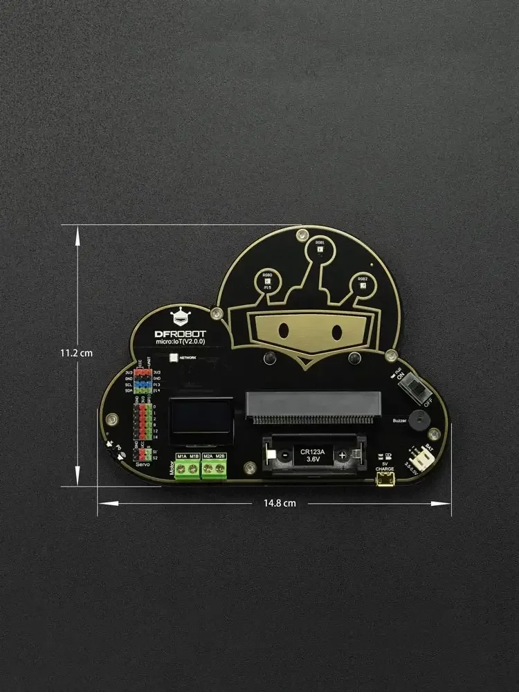 Micro: Bit IoT Expansion Board, IoT Programming Platform, Easy to Get Started and Novice (without Battery)