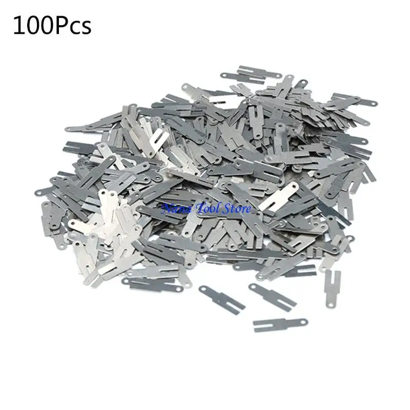 31GJ Professional Nickel Strip 100 Pcs Nickel Strips Soldering Tabs for Industrial