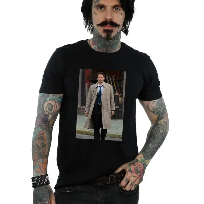 Supernatural Men's Castiel Photograph T-Shirt