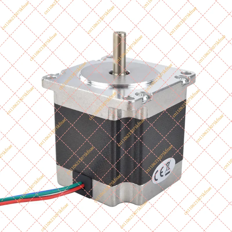 nema23-ステッピングモーター-126nm-56mm-ボディ-28a-635mm-シャフト-23hs5628-cnc-ルーターフライス盤用