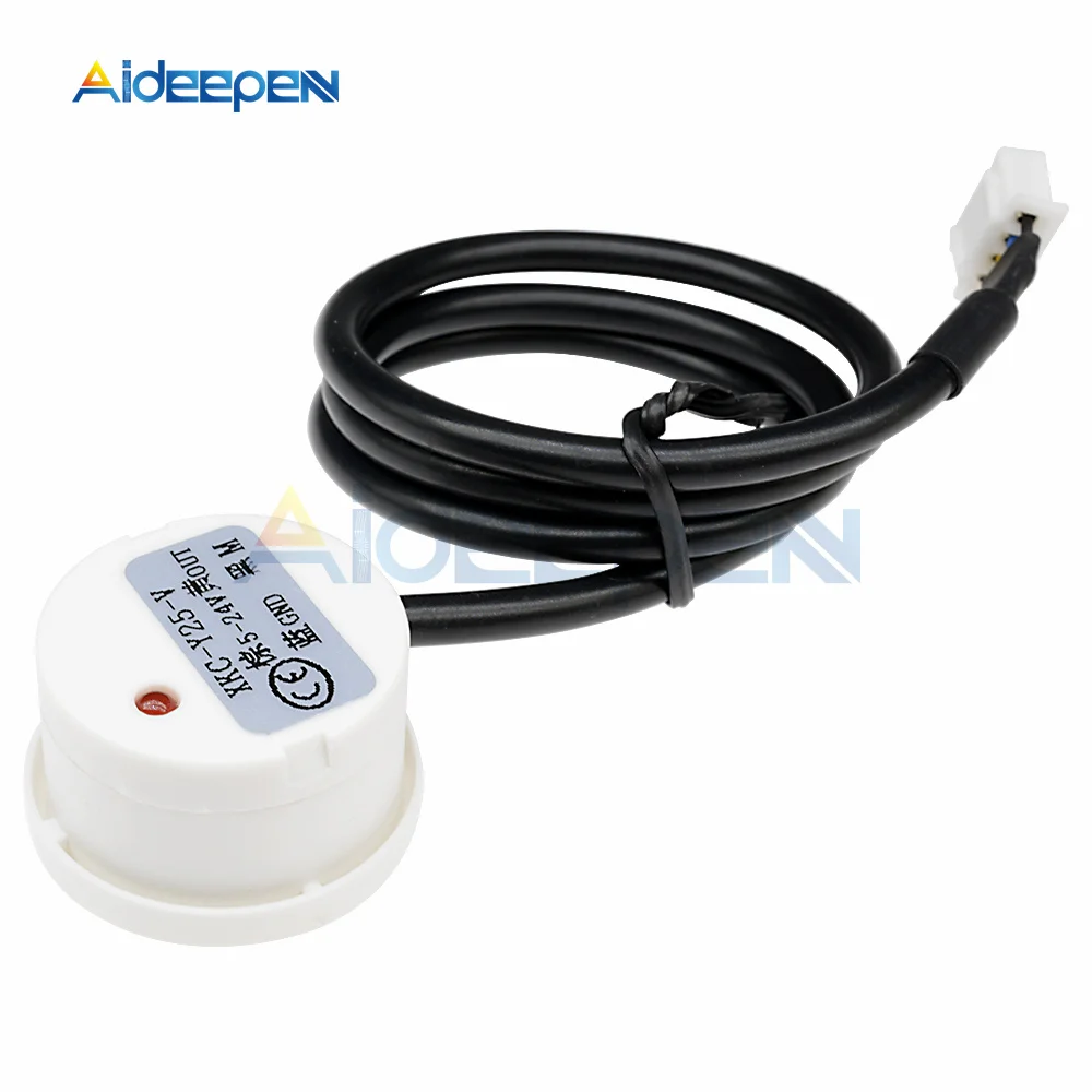 DC 5V 12V 24V XKC Y25 Non Contact Liquid Level Sensor Switch Detector Outer Adhering Type Level Sensor NPN PNP Rs485 Interface