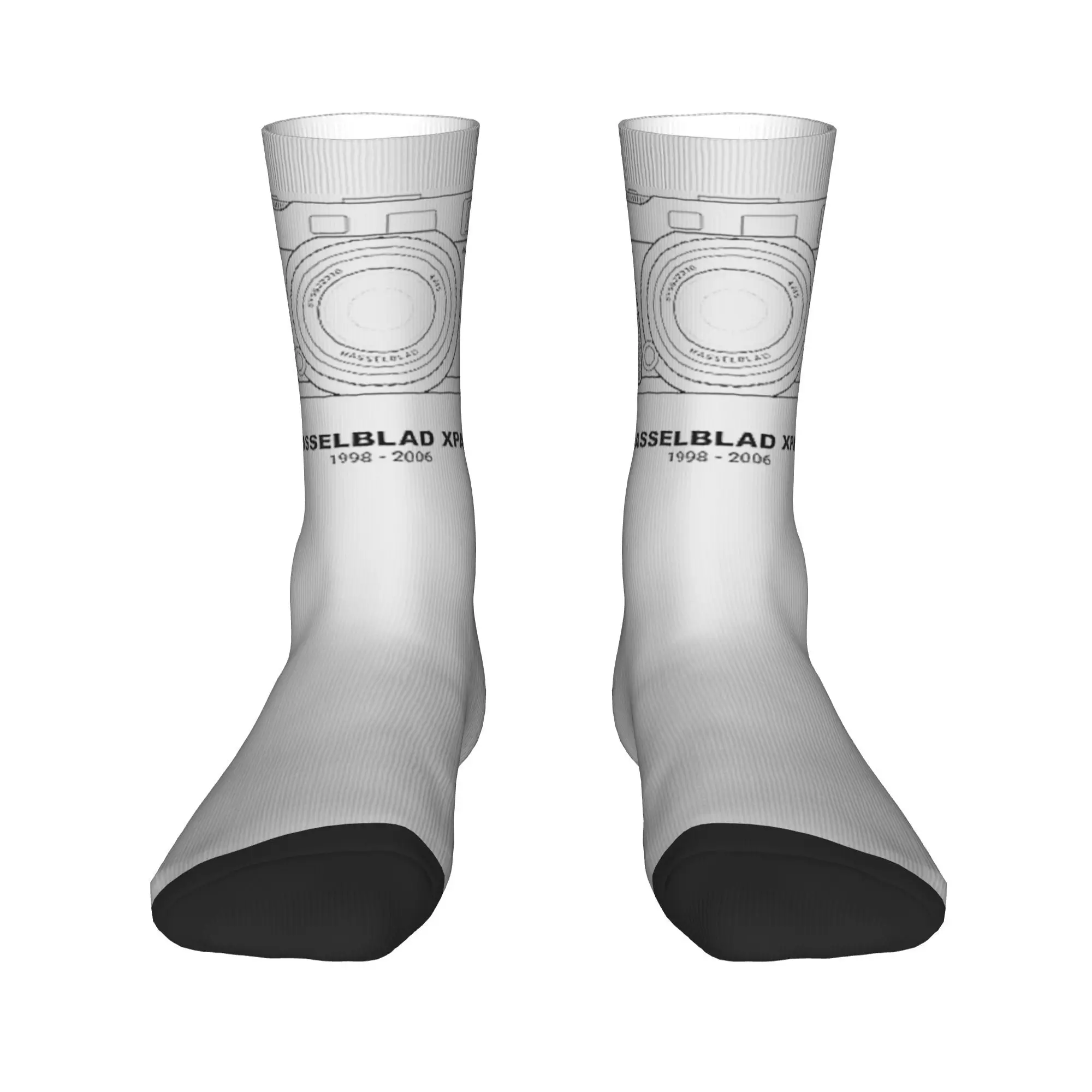 Semua Musim Fotografi Film Antik Kaus Kaki Hasselblad XPan Stoking Harajuku Kaus Kaki Tabung Tengah Olahraga Lembut untuk Hadiah Pria Wanita