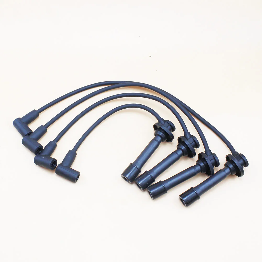 Car Styling 4 szt. Kabel zapłonowy przewód świecy zapłonowej dla silnika Chery QQ IQ QQ3 QQ6 Buggy SQR472