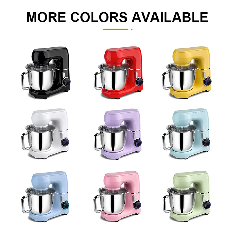 Home Use Cake Food Stand Mixer 600W Electric Batidora Kitchenaid Mixer With Blender, Dough Hook