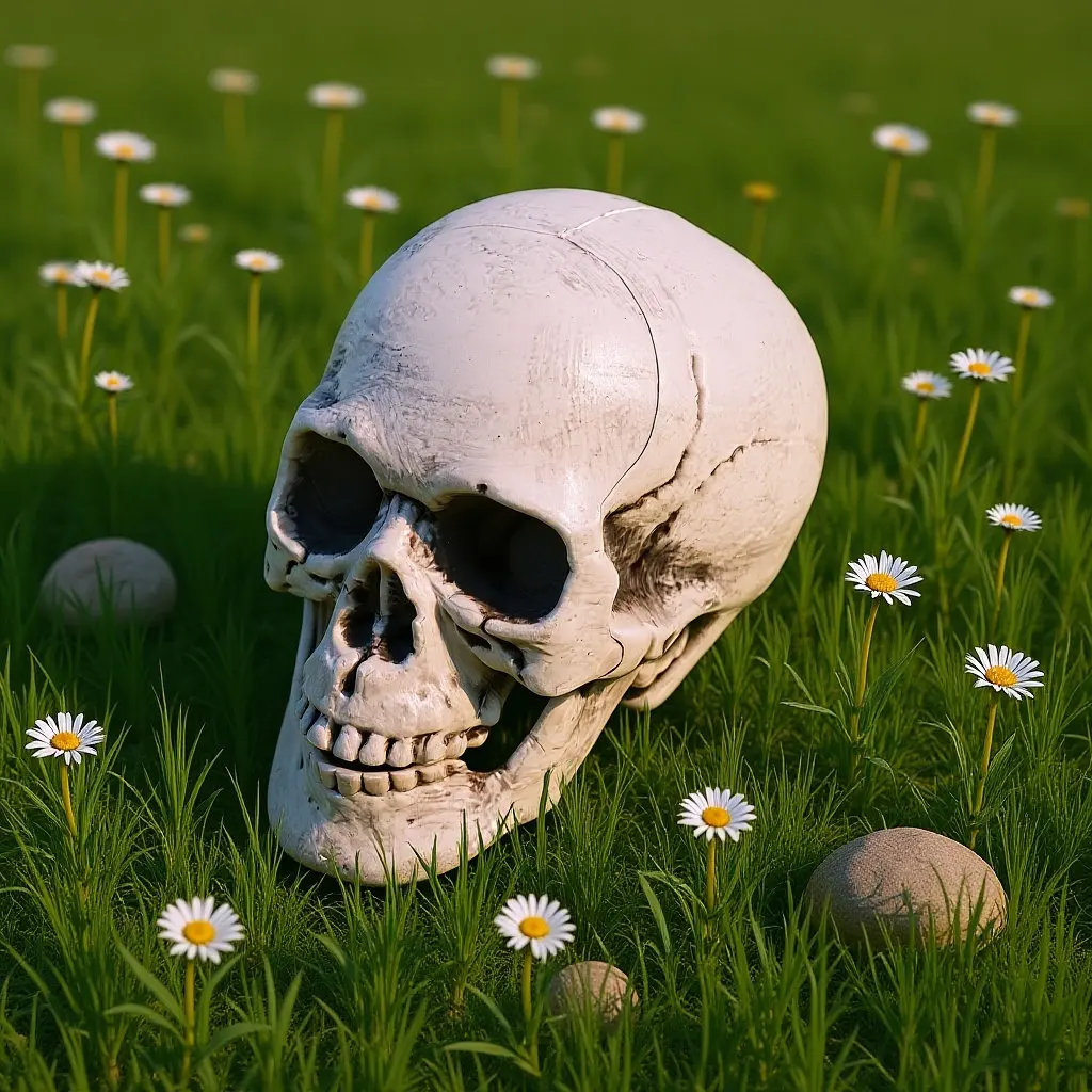 

Plastic Skull Head Halloween Decoration Scary Statue for Theme Party Home Decor Festival Gift Skull