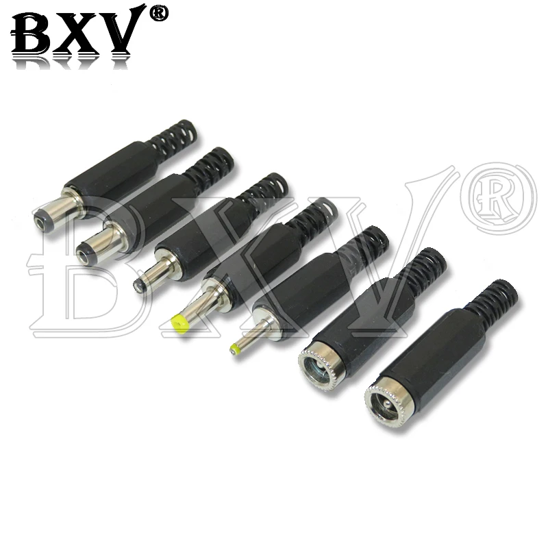 DC Power Plug Connector Socket Male Female 5.5x2.1mm 3.5x1.3mm /2.5mm/3.5mm DC005/012/012A/015/017/022/022B/025/044/099 YX Plug