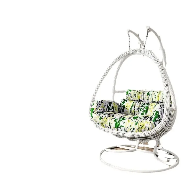Indoor Home Outdoor Double Hanging Chair, Swing Balcony Cradle Chair Internet celebrity Bird's Nest Lazy Cradle Chair